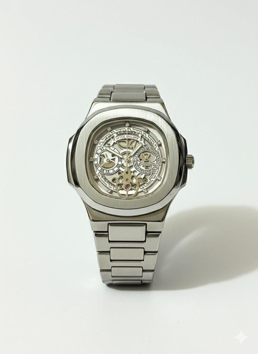 Patek Philippe Nautilus Skeleton Dial | Semi Automatic