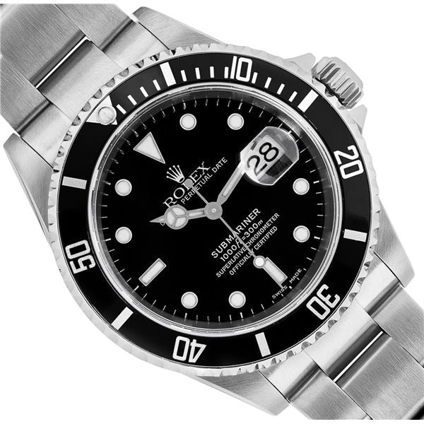 Rolex Submariner Black - Rotating Dial Men’s Watch – Masterlock