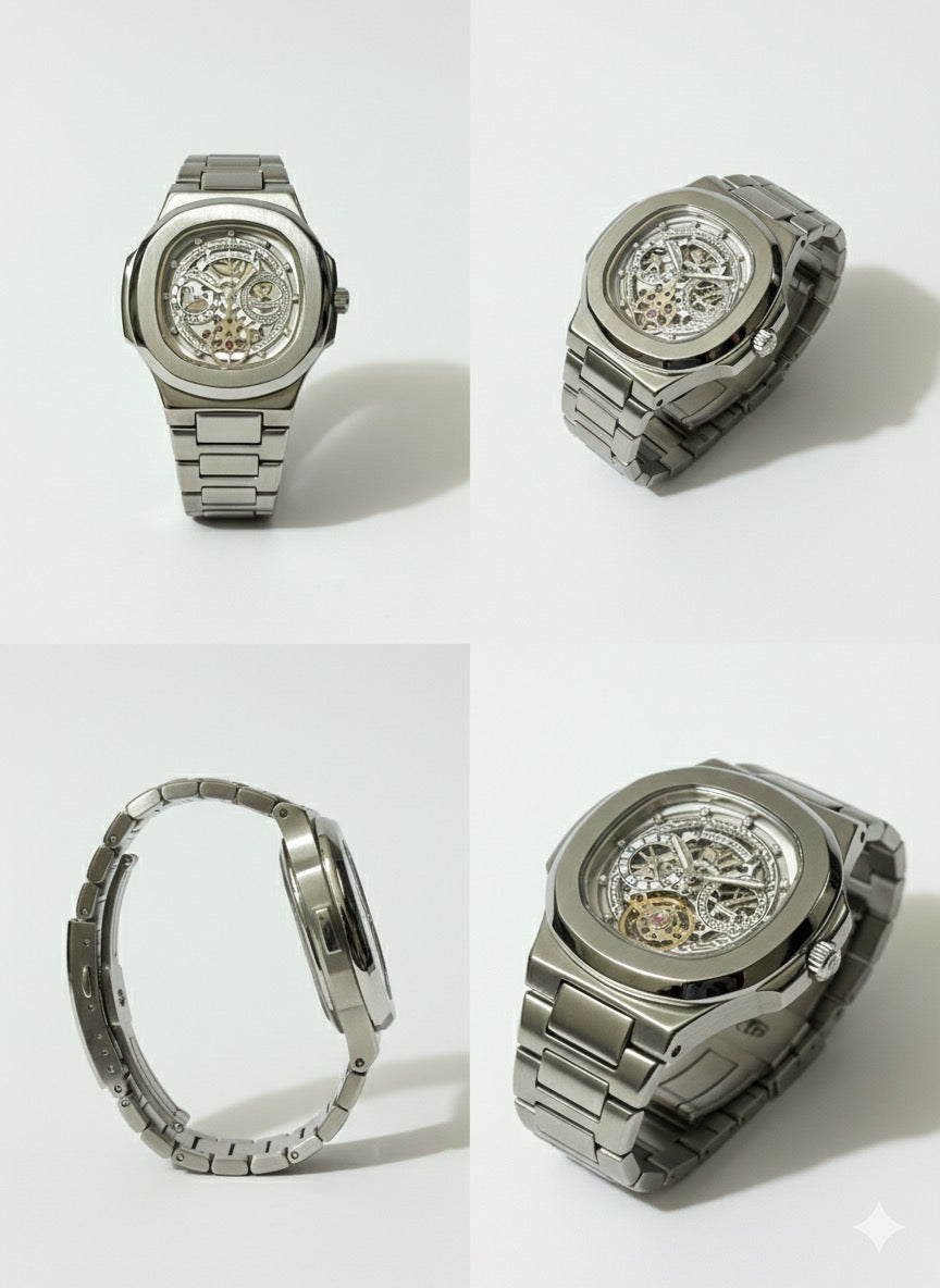 Patek Philippe Nautilus Skeleton Dial | Semi Automatic