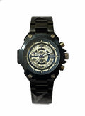 X-Gear ChronoMax Heavy-Duty Men’s Analog Watch – Black Steel | Multi-Function Dial