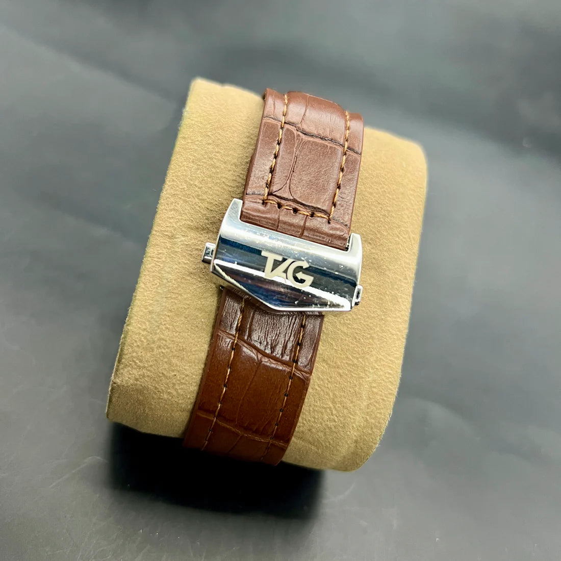 Classic Elegance: TAG Heuer Carrera on Brown Leather