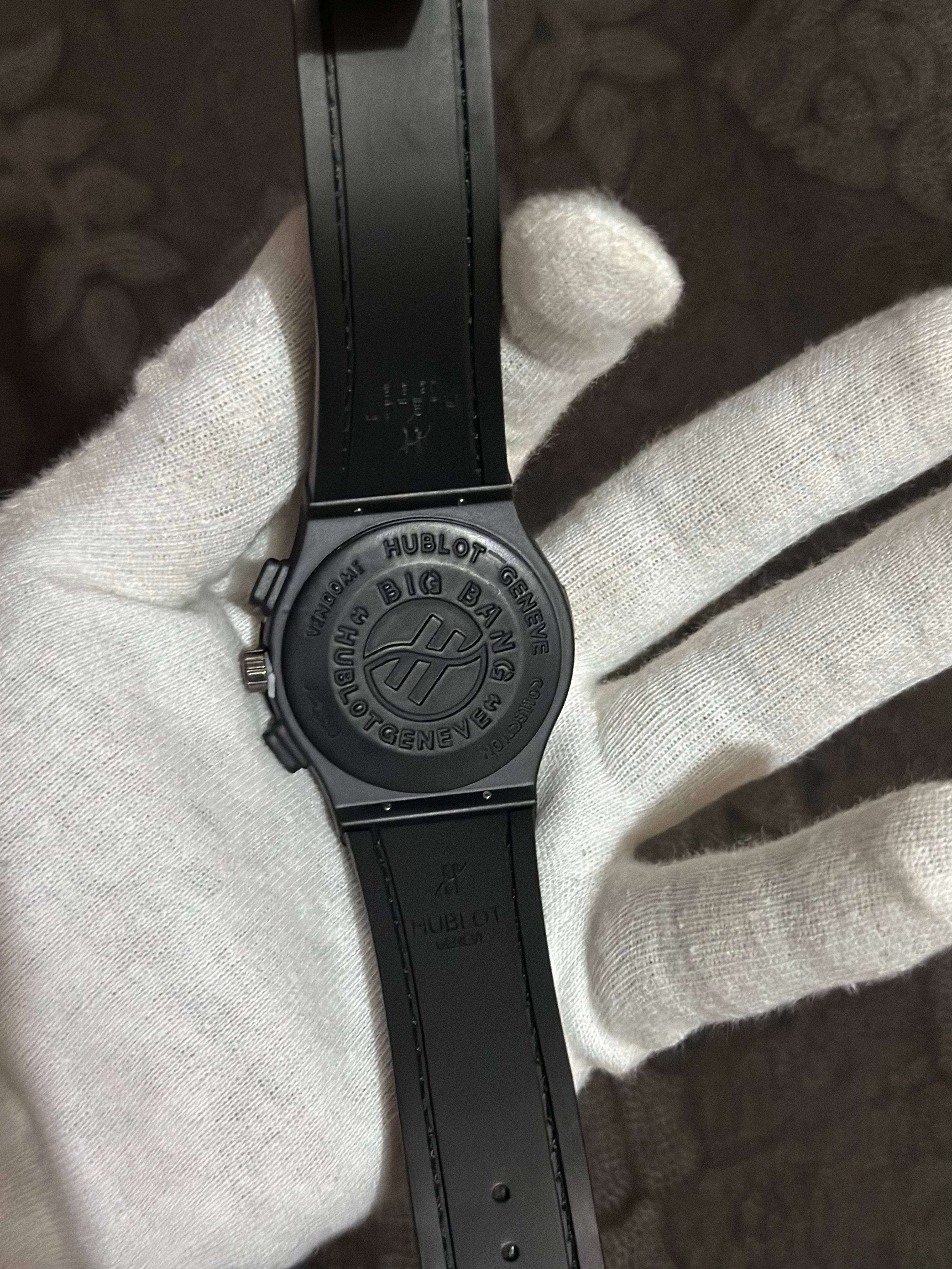 Hublot Leather Strap Watch
