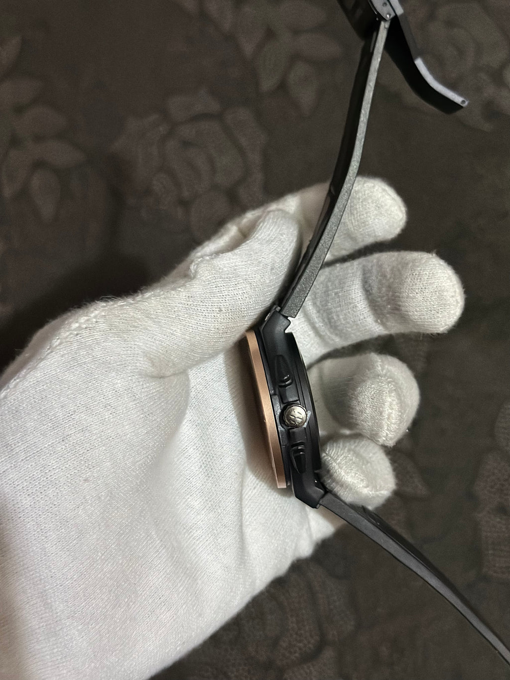 Hublot Leather Strap Watch