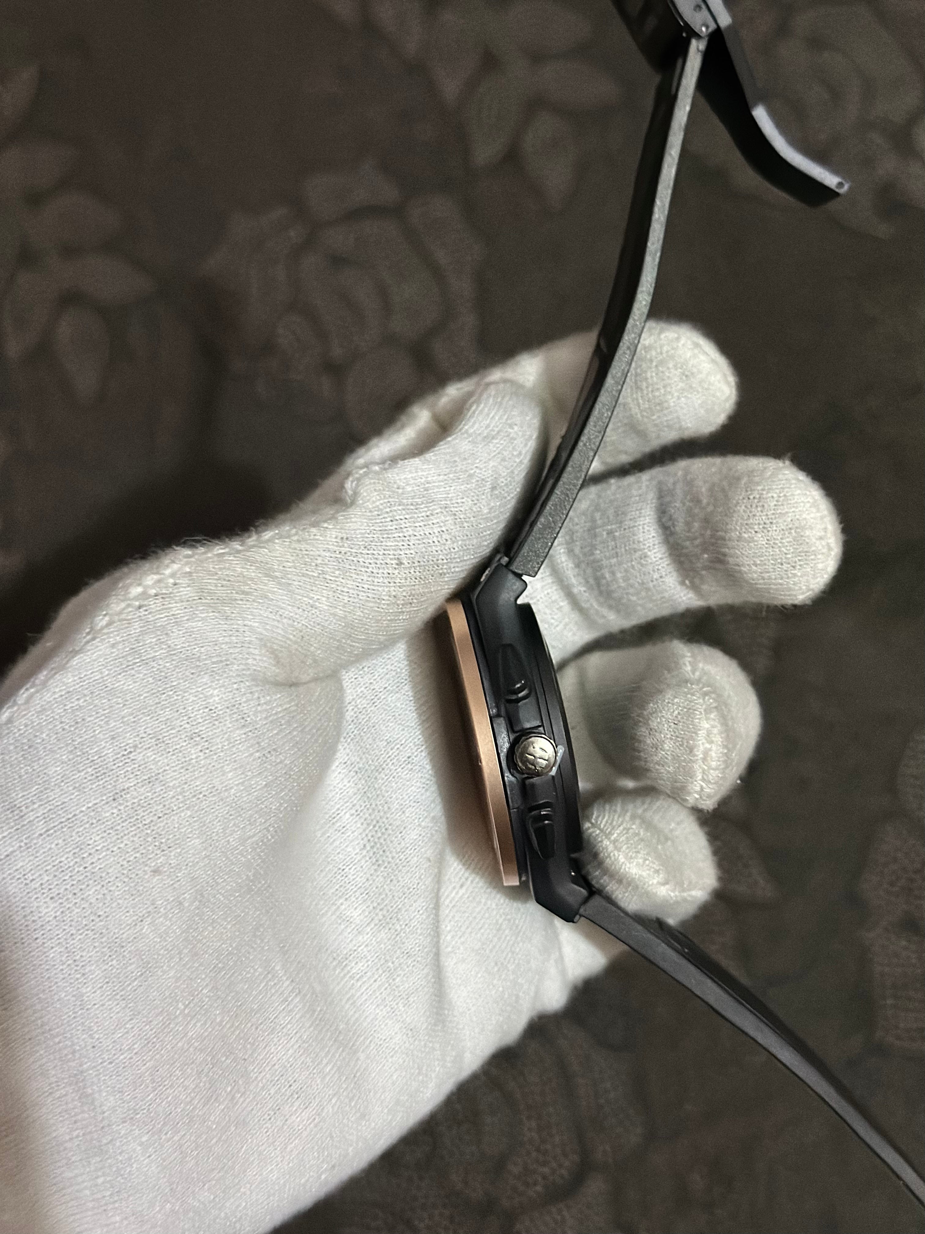 Hublot Leather Strap Watch