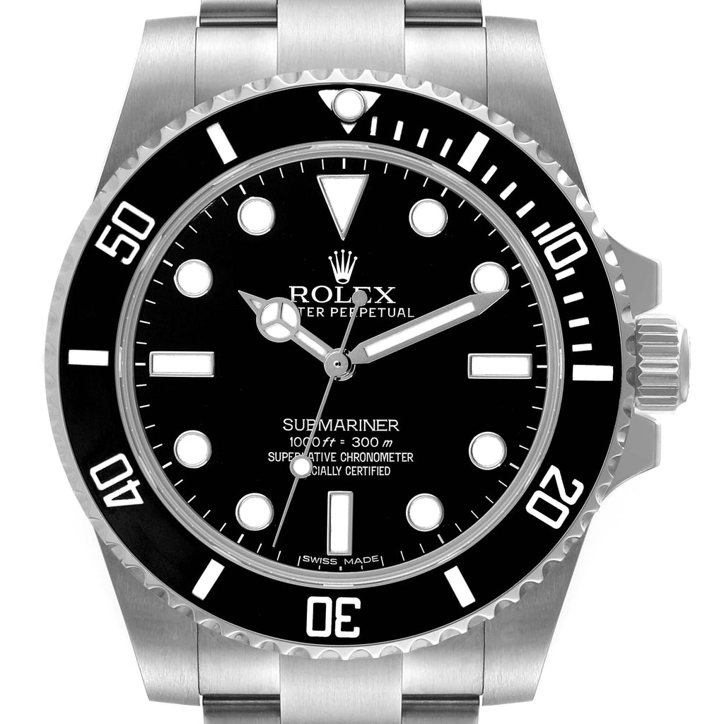 Rolex Submariner Black - Rotating Dial Men’s Watch – Masterlock